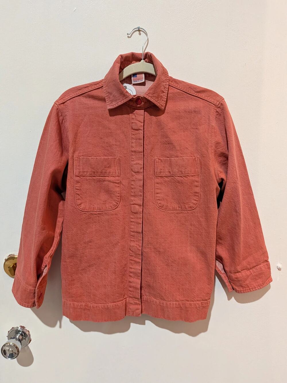 Carleen Chore Jacket In Rust, Size M